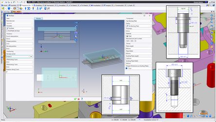 Die Base Wizard and Smart Components in TopSolid'Progress