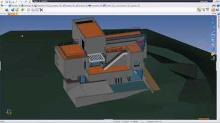 CAD software with BIM process