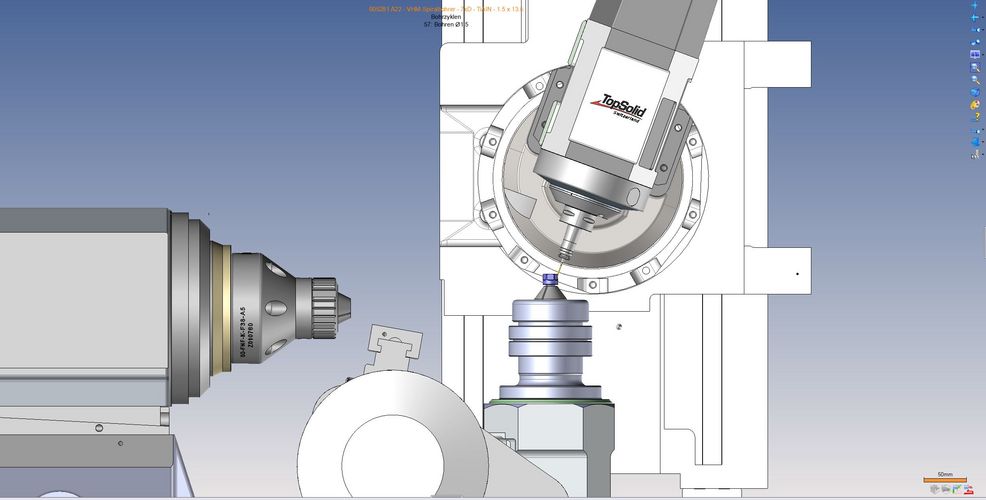 TopSolid’CAM Maschinenraum Simulation TopSolid’CAM Maschinenraum Simulation