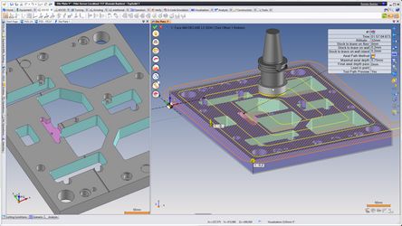 Usinage de plaque matrice avec TopSolid'Cam