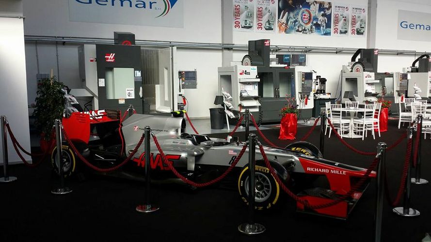 La monoposto F1 del Team Haas