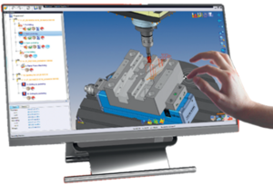 TopSolid'Cam Operator has a touch screen interface 