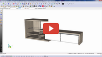 Rendering dell'arredo HI-FI