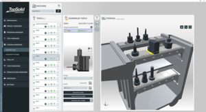 TopSolid’ShopFloor | STORAGE MANAGER – 3D visualisation of all storage areas! (Tool trolleys, tool cabinets and vertical carousels)