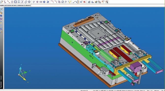 Stampo progettato con TopSolid