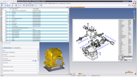 TopSolid'Design BOM and Exploded Drawing