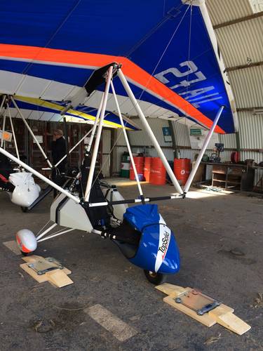 La pesata alla partenza ULM World Distance Record - TopSolid